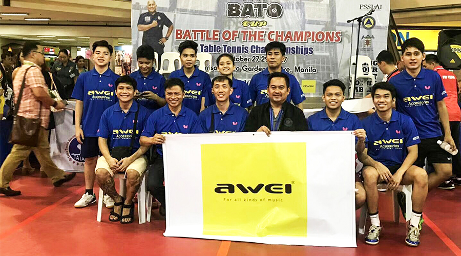 【喜讯】热烈祝贺AWEI用维成为菲律宾国家警察乒乓球联赛指定赞助商
