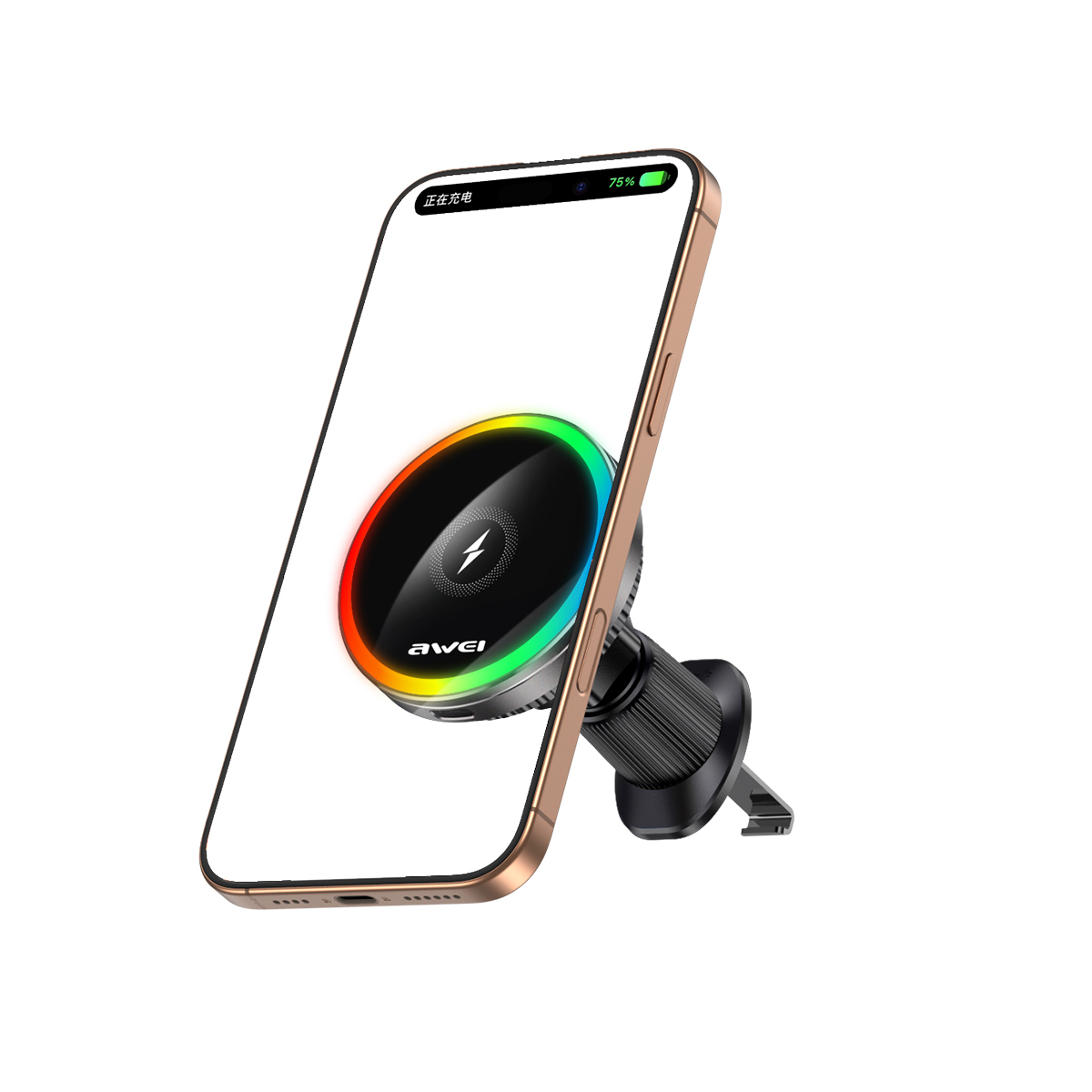 AWEI X78 Magnetic Wireless Charging Car Holder